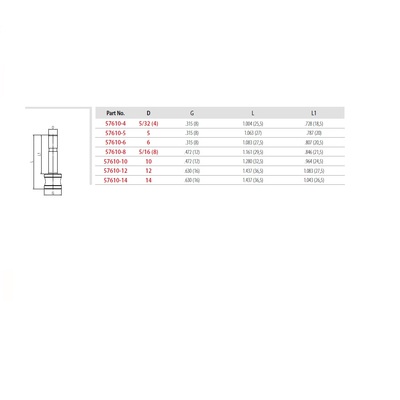 57610-6 AIGNEP NP BRASS PUSH-IN FITTING 6MM TUBE PLUG