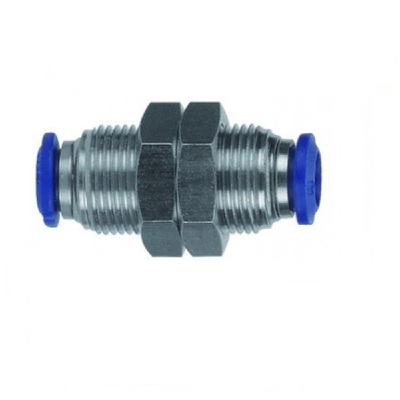 88050-08 AIGNEP PLASTIC PUSH-IN FITTING 1/2" TUBE UNION BULKHEAD