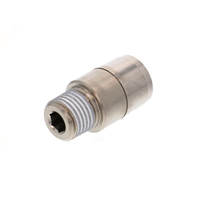 KOC12-03 PISCO NP BRASS PUSH-IN FITTING 12MM TUBE X 3/8" R MALE (INNER HEX)
