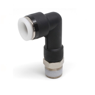 PLL1/2-N4U PISCO PLASTIC PUSH-IN FITTING 1/2" TUBE X 1/2" NPT MALE EXT ELBOW