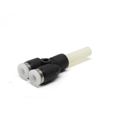 PWJ6-1/8M PISCO MINI PLASTIC PUSH-IN FITTING 6MM PLUG-IN X 1/8" TUBE "Y"