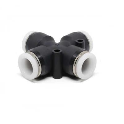 PZA1/4 PISCO PLASTIC PUSH-IN FITTING 1/4" TUBE UNION CROSS