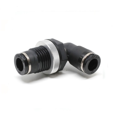 PML10 PISCO PLASTIC PUSH-IN FITTING 10MM TUBE UNION BULKHEAD ELBOW