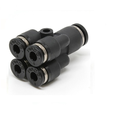 PRG8-6 PISCO PLASTIC PUSH-IN FITTING 8MM TUBE X 6MM TUBE(4) DBL UNION "Y"