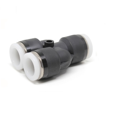 PY1/4M PISCO MINI PLASTIC PUSH-IN FITTING 1/4" TUBE UNION "Y"