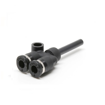 PYJ3M PISCO MINI PLASTIC PUSH-IN FITTING 3MM PLUG-IN X 3MM TUBE "Y"