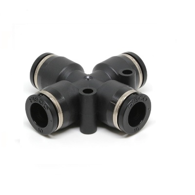PZA8 PISCO PLASTIC PUSH-IN FITTING 8MM TUBE UNION CROSS
