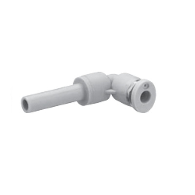 R412005039 NUMATICS/AVENTICS PLASTIC PUSH-IN FITTING 4MM TUBE X 4MM LONG PLUG-IN ELBOW (OVAL)