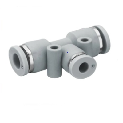 R432000170 NUMATICS/AVENTICS PLASTIC PUSH-IN FITTING 5/32" TUBE UNION TEE (OVAL)