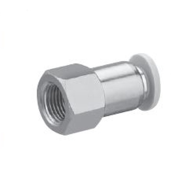 R432000030 NUMATICS/AVENTICS PLASTIC PUSH-IN FITTING 5/32" TUBE X 3/8" NPT FEMALE (OVAL)
