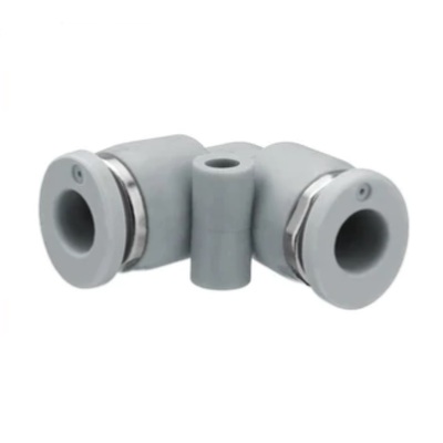 R432000209 NUMATICS/AVENTICS PLASTIC PUSH-IN FITTING 3/8" TUBE UNION ELBOW (OVAL)