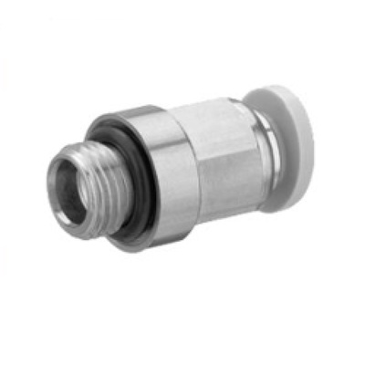 R432000317 NUMATICS/AVENTICS PLASTIC PUSH-IN FITTING 1/4" TUBE X 1/8" UNIV MALE (INNER HEX) (OVAL)