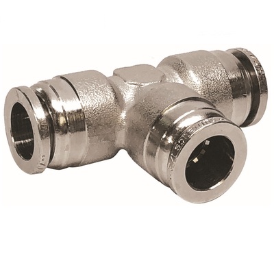 INB110-108-000 NUMATICS/AVENTICS NP BRASS PUSH-IN FITTING 1/8" TUBE UNION TEE