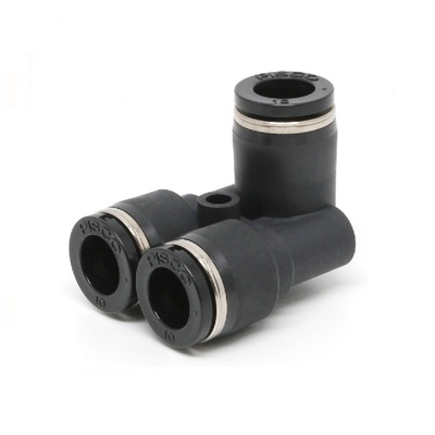 PAU6 PISCO PLASTIC PUSH-IN FITTING 6MM TUBE UNION BRANCH ELBOW