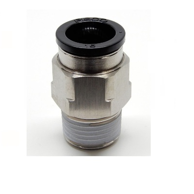 PC4-01 PISCO PLASTIC PUSH-IN FITTING 4MM TUBE X 1/8" BSPT MALE