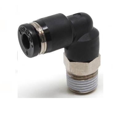 PL10-04 PISCO PLASTIC PUSH-IN FITTING 10MM TUBE X 1/2" BSPT MALE ELBOW