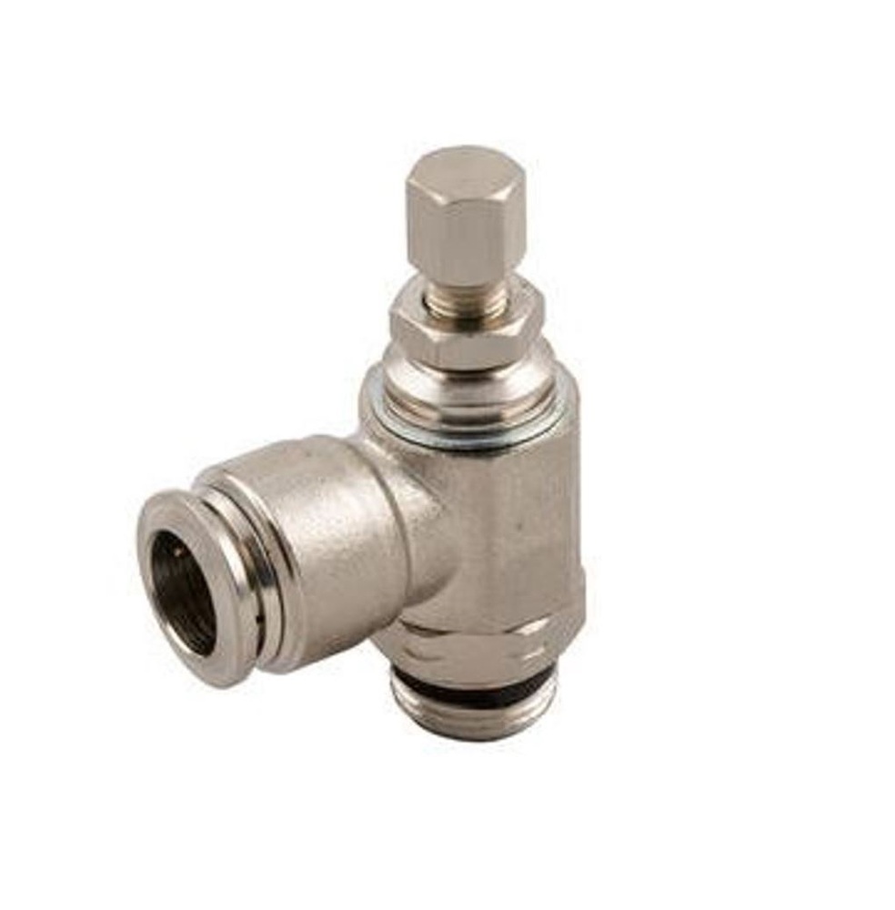 57915-5-1/8 AIGNEP NP BRASS FLOW CONTROL 5MM TUBE X 1/8" UNIV MALE METER IN, KNOB ADJ