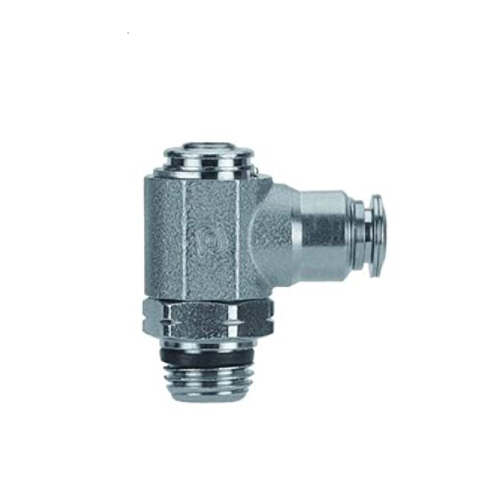 89963-53-32 AIGNEP NP BRASS FLOW CONTROL 5/32" TUBE X 5/32" UNIV MALE METER IN, SCREW ADJ