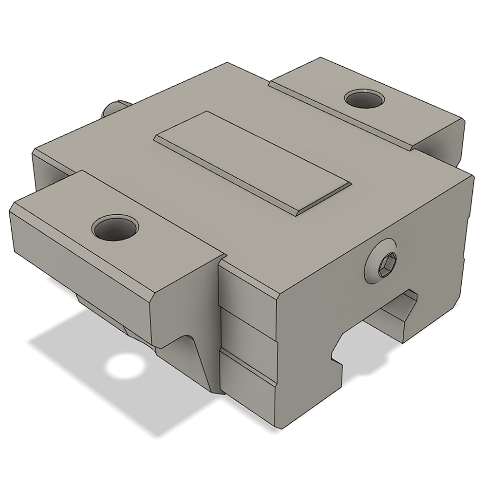 LSD15BK-F2S-N-D-M4 AIRTAC LOW PROFILE RAIL BEARING LSD 15MM SERIES, NORMAL ACCURACY WITH NO PRELOAD (D) STANDARD, BOTTOM MOUNTING FLANGE - SHORT BODY