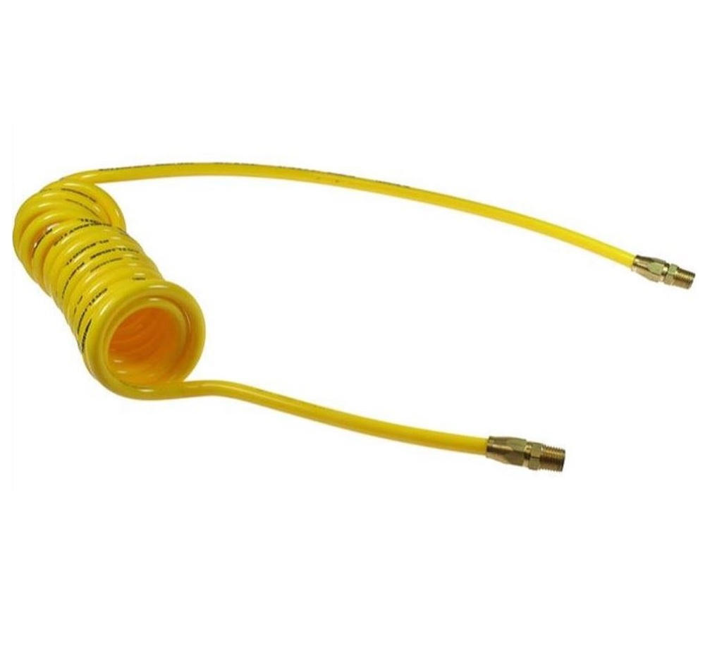 PR12-15B-Y COILHOSE COIL PU 3/4" X .467" 15' YELLOW W/1/2" FITTINGS