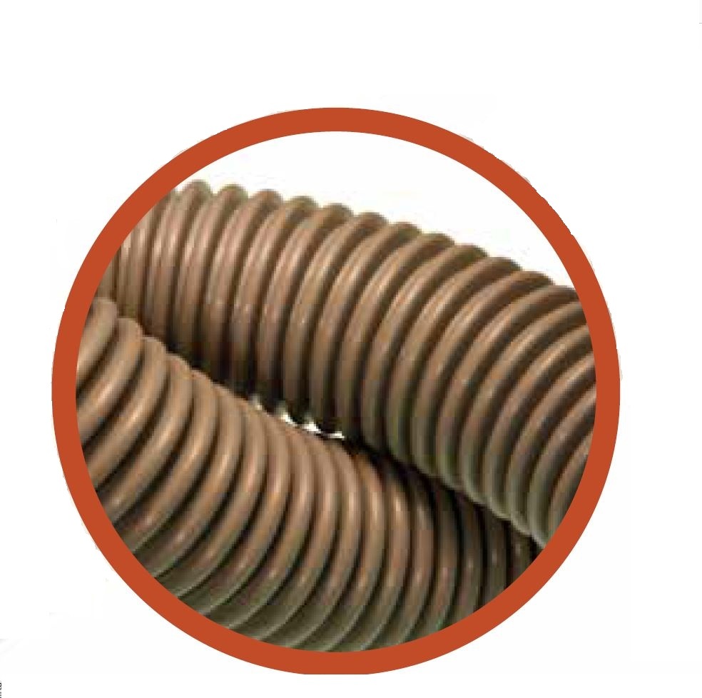 1F-054-04 FREELIN-WADE HOSE CORRUGATED 3/4" ID 50' GRAY