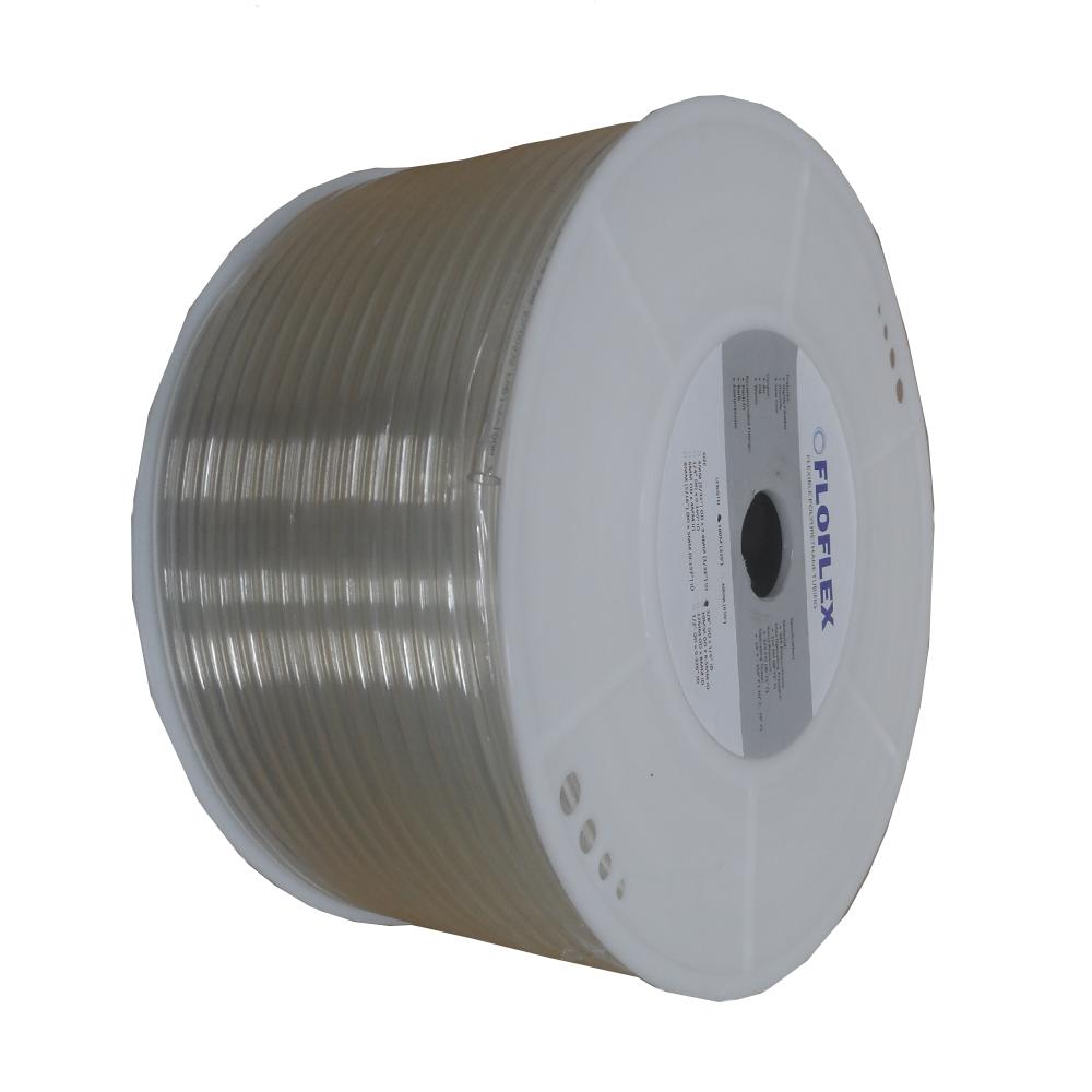 FLEX-38-C-100M CLEAR POLYURETHANE TUBE 3/8" OUTER DIAMETER X 1/4" INNER DIAMETER X 100 METER LENGTH
