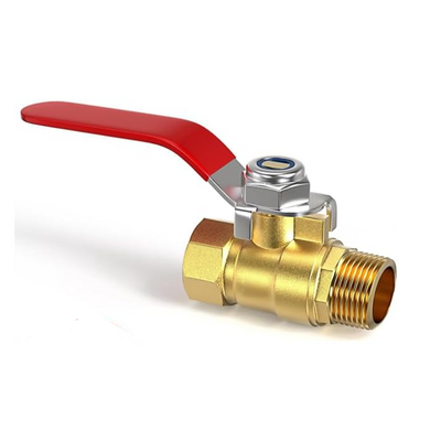 BVMF-4-4 FLOFLEX 1/4" NPT FEMALE X MALE, FULL PORT BALL VALVE, LEVER HANDLE, LEAD FREE