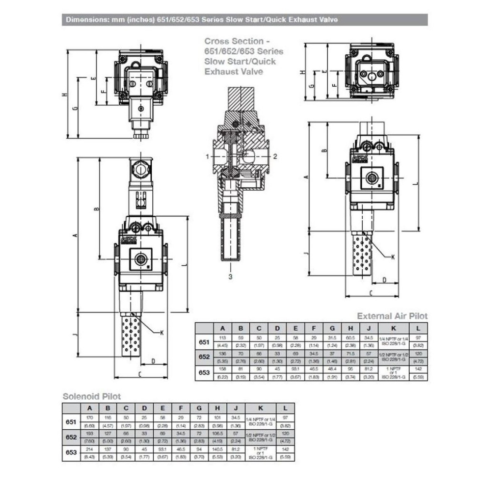 T652A6L0402B900 NUMATICS/AVENTICS AIR-PILOT SLOW START QUICK EXHAUST LOCKOUT VALVE 652 SERIES, MODULAR MOUNTING, 3/2 QUICK EXHAUST W/SLOW START, SCISSOR LOCK & MUFF
