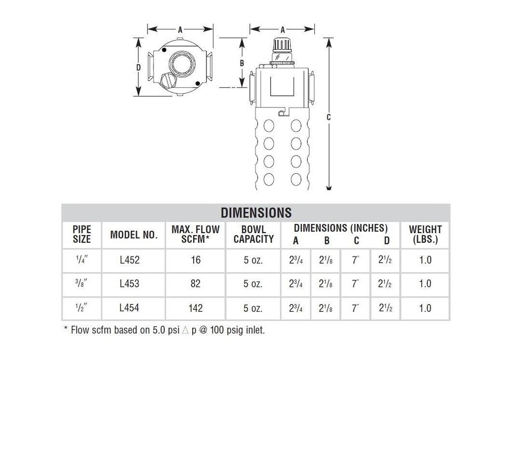 L453 ARROW ULTRA LUBRICATOR 3/8" NPT