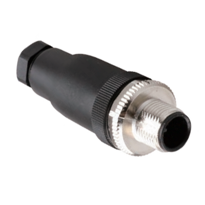 LS12.4-0/C(BU) M12 FIELD ATTACHABLE SCREW TERMINAL CONNECTORS 4 PIN MALE STRAIGHT