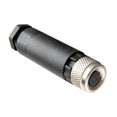 LSO8.4-0/C(BU) M8 FIELD ATTACHABLE SCREW TERMINAL CONNECTORS 4 PIN FEMALE STRAIGHT