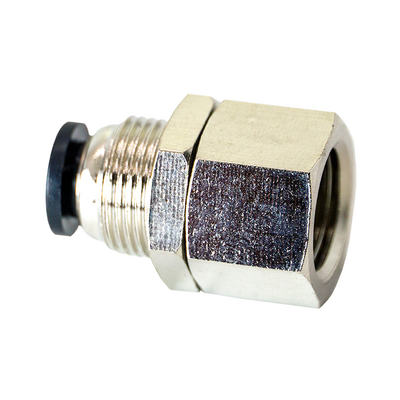 PMF6-1/4PT FLOFLEX FLOFLEX COMPOSITE PUSH-IN PNEUMATIC FITTING, 6MM TUBE X 1/4" BSPT FEMALE BULKHEAD
