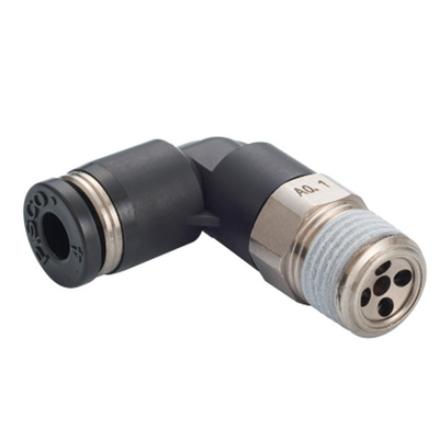 JKL6-02A1.6 PISCO FIXED ORIFICE FLOW CONTROL 6MM TUBE X 1/4" BSPT MALE METER OUT (1.6MM ORIFICE)