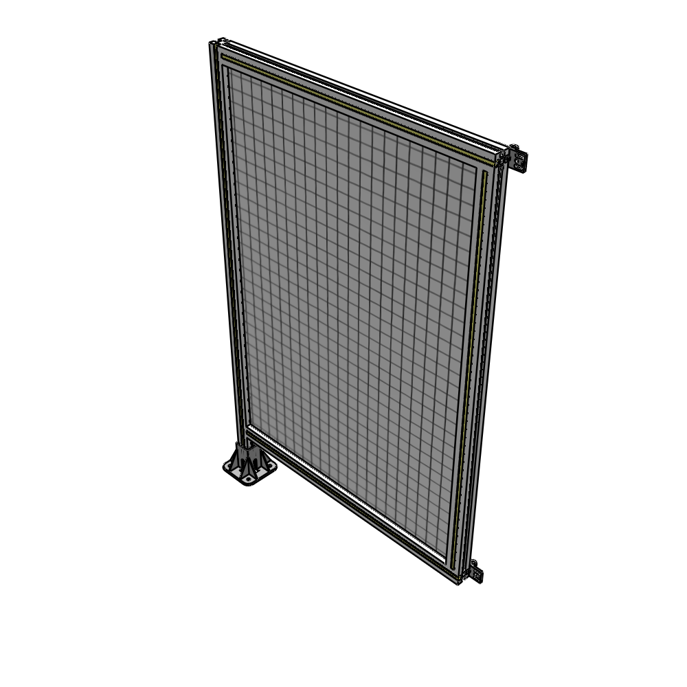 A1-1400-0900-0150-HYMFK SINGLE PANEL-LEG ON LEFT WITH HINGES 1400MM X 900MM  1" MESH, AS A KIT