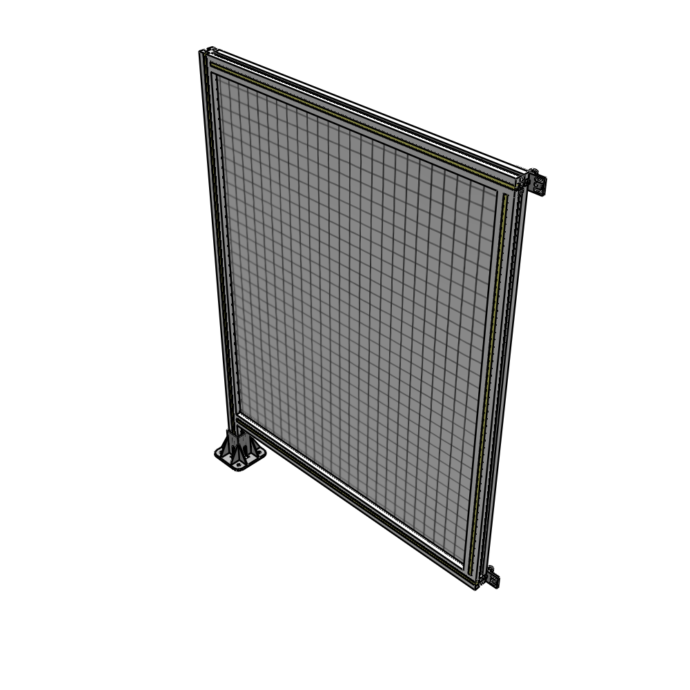 A1-1400-1050-0150-HYMFK SINGLE PANEL-LEG ON LEFT WITH HINGES 1400MM X 1050MM  1" MESH, AS A KIT