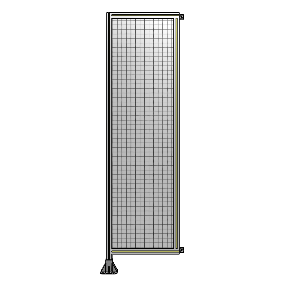 A1-2135-0600-0150-HYMFK SINGLE PANEL-LEG ON LEFT WITH HINGES 2135MM X 600MM  1" MESH, AS A KIT