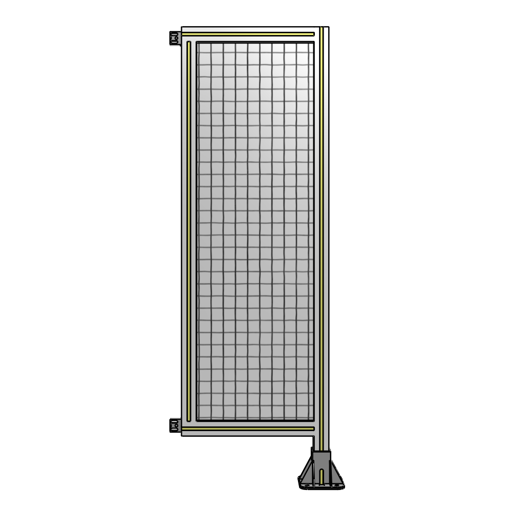 A2-1400-0450-0150-HYMFK SINGLE PANEL-LEG ON RIGHT WITH HINGES 1400MM X 450MM  1" MESH, AS A KIT