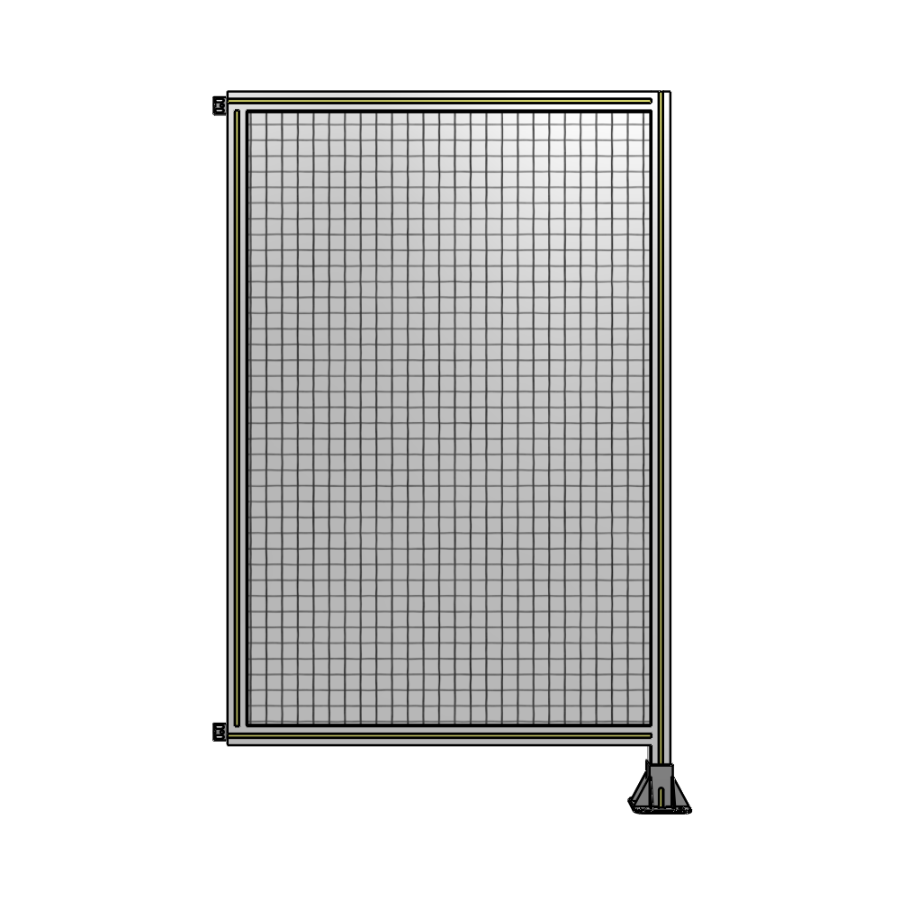 A2-1700-1050-0150-HYMFK SINGLE PANEL-LEG ON RIGHT WITH HINGES 1700MM X 1050MM  1" MESH, AS A KIT