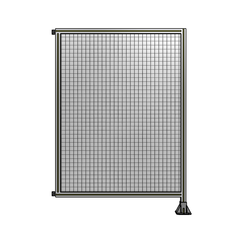 A2-1700-1200-0150-HYMFK SINGLE PANEL-LEG ON RIGHT WITH HINGES 1700MM X 1200MM  1" MESH, AS A KIT