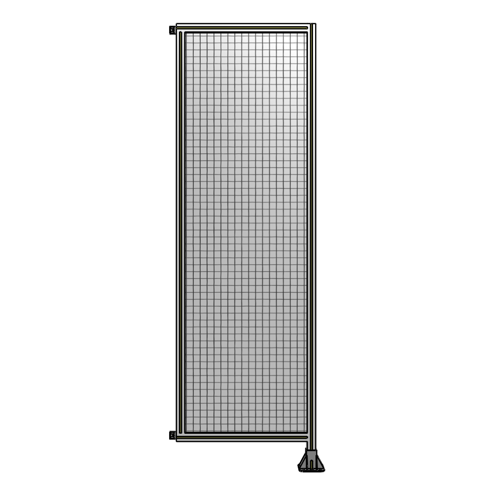 A2-2400-0750-0150-HYMFK SINGLE PANEL-LEG ON RIGHT WITH HINGES 2400MM X 750MM  1" MESH, AS A KIT