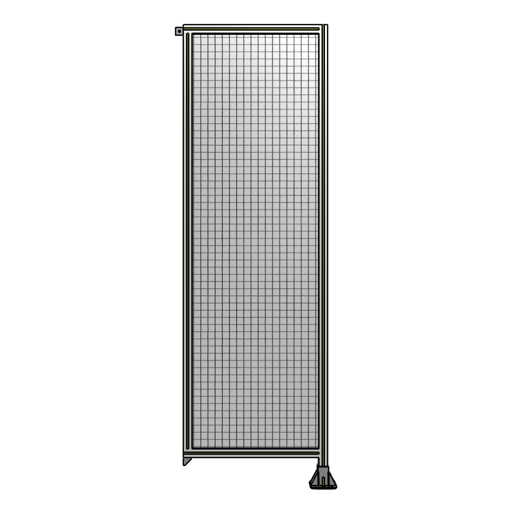 A2-2400-0750-0150-TYMFK SINGLE PANEL-LEG ON RIGHT WITH TIE PLATES AND ANGLE 2400MM X 750MM  1" MESH, AS A KIT