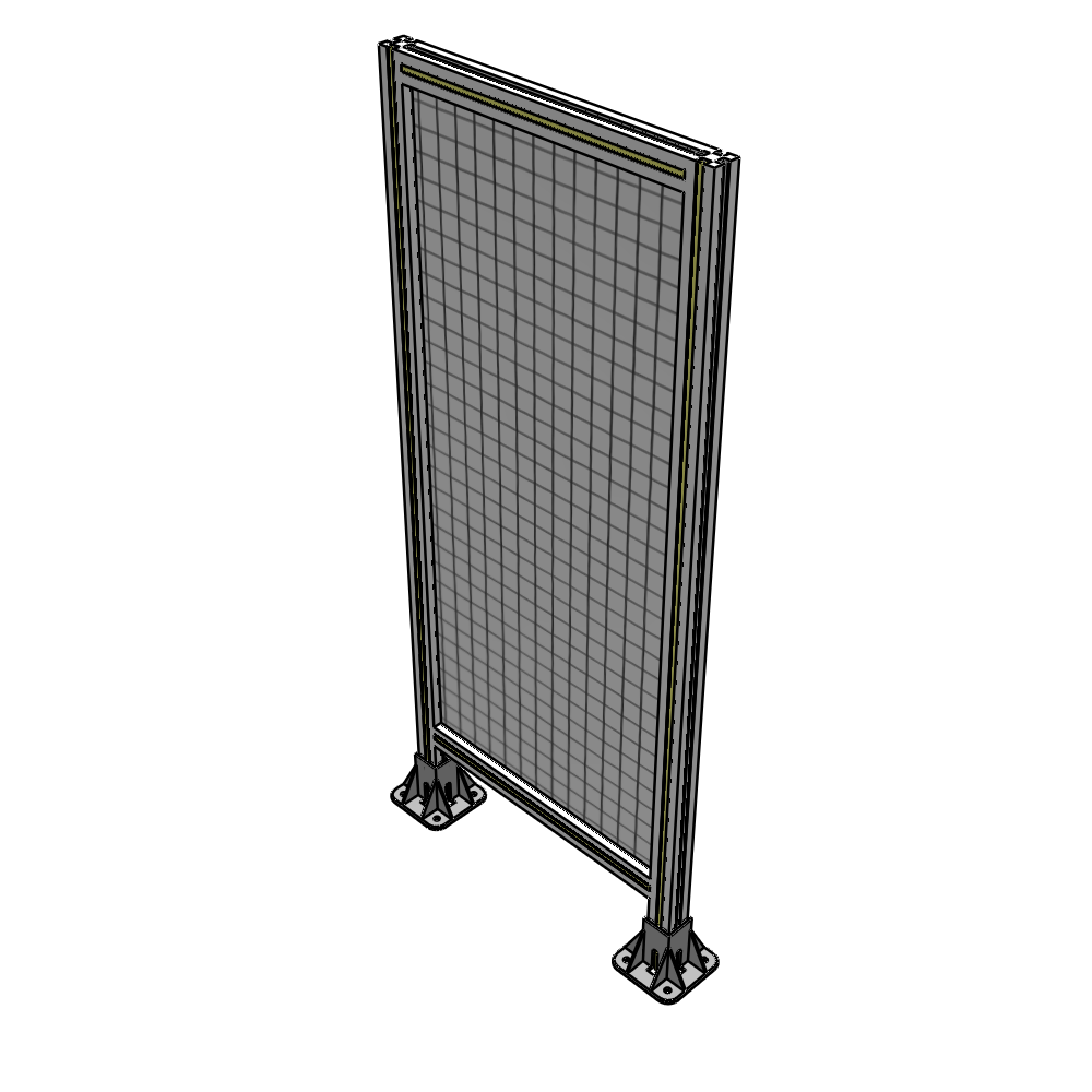 A3-1400-0600-0150-ZYMFK SINGLE PANEL-LEG ON  BOTH SIDES  1400MM X 600MM  1" MESH, AS A KIT