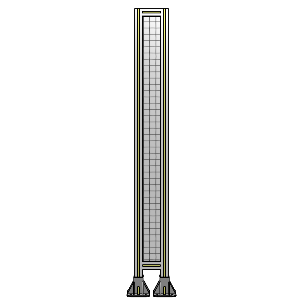 A3-1700-0200-0150-ZYMFK SINGLE PANEL-LEG ON  BOTH SIDES  1700MM X 200MM  1" MESH, AS A KIT