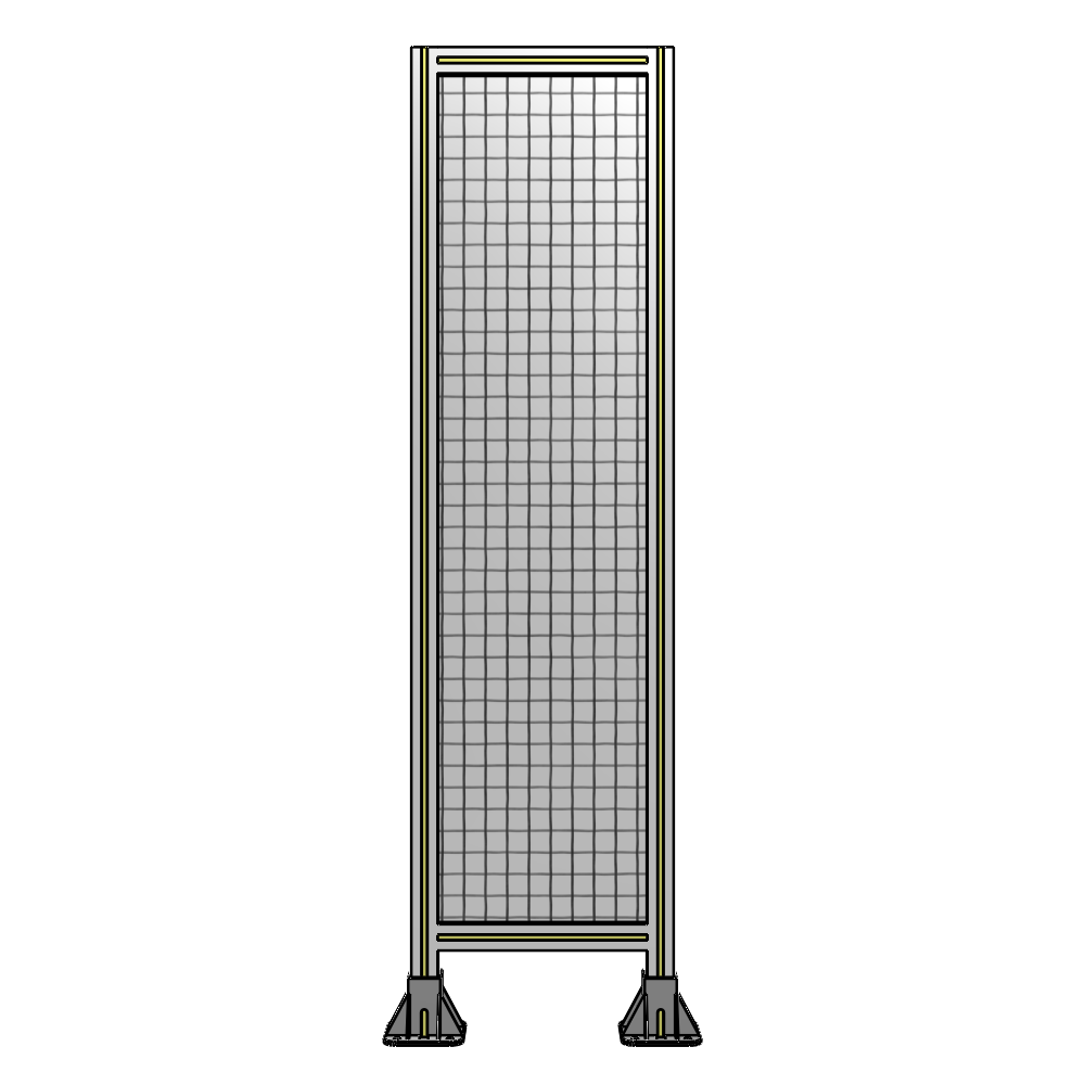 A3-1700-0450-0150-ZYMFA SINGLE PANEL-LEG ON  BOTH SIDES  1700MM X 450MM  1" MESH, FULLY ASSEMBLED