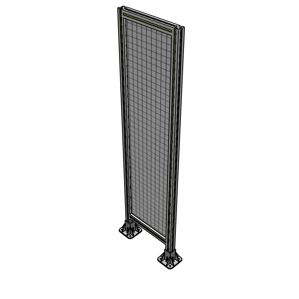 A3-1700-0450-0150-ZYMFA SINGLE PANEL-LEG ON  BOTH SIDES  1700MM X 450MM  1" MESH, FULLY ASSEMBLED