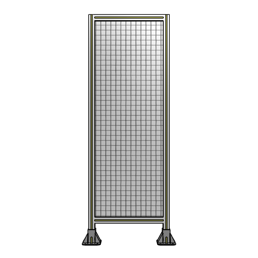 A3-1700-0600-0150-ZYMFA SINGLE PANEL-LEG ON  BOTH SIDES  1700MM X 600MM  1" MESH, FULLY ASSEMBLED