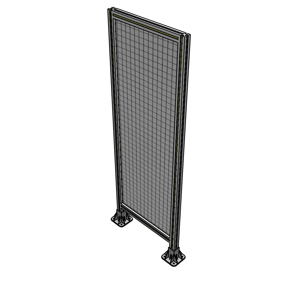 A3-1700-0600-0150-ZYMFA SINGLE PANEL-LEG ON  BOTH SIDES  1700MM X 600MM  1" MESH, FULLY ASSEMBLED
