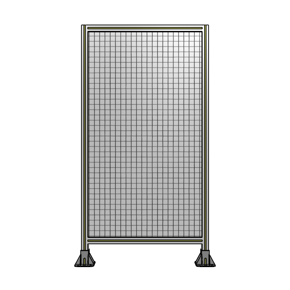 A3-1700-0900-0150-ZYMFK SINGLE PANEL-LEG ON  BOTH SIDES  1700MM X 900MM  1" MESH, AS A KIT