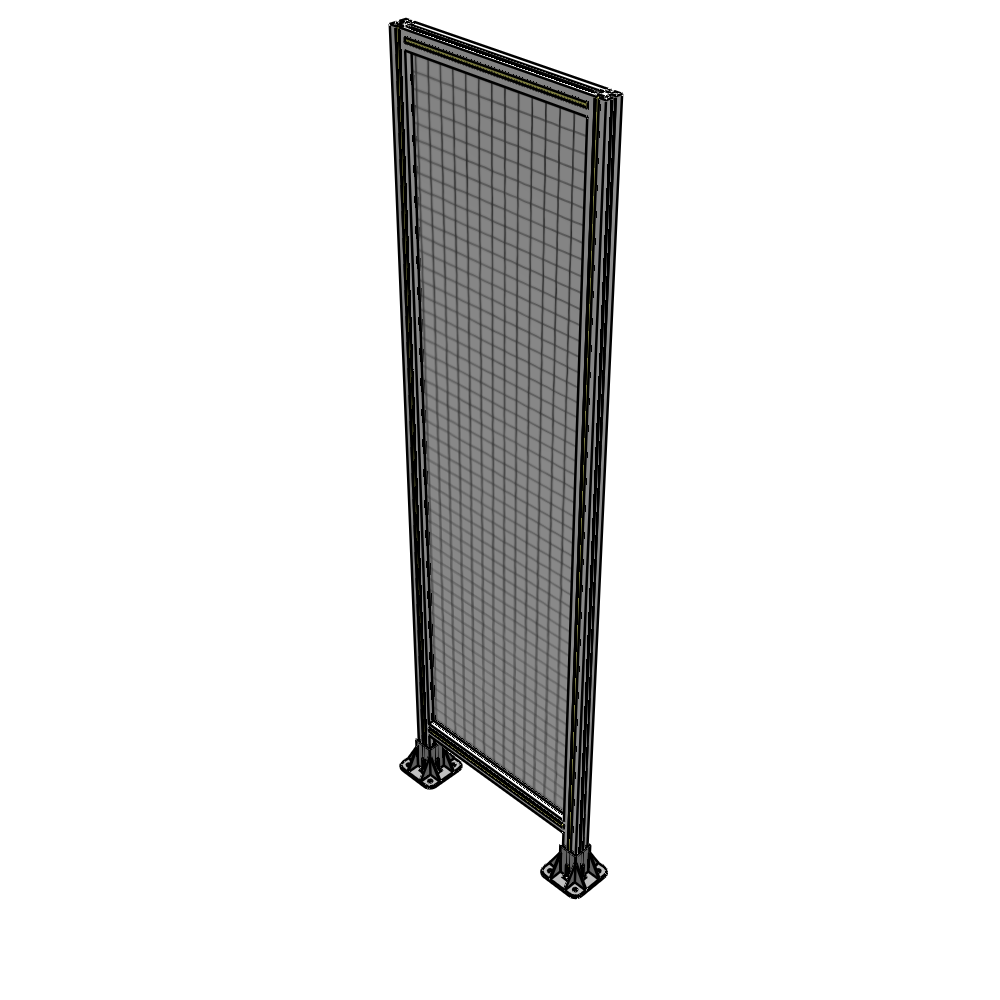 A3-2135-0600-0150-ZYMFK SINGLE PANEL-LEG ON  BOTH SIDES  2135MM X 600MM  1" MESH, AS A KIT
