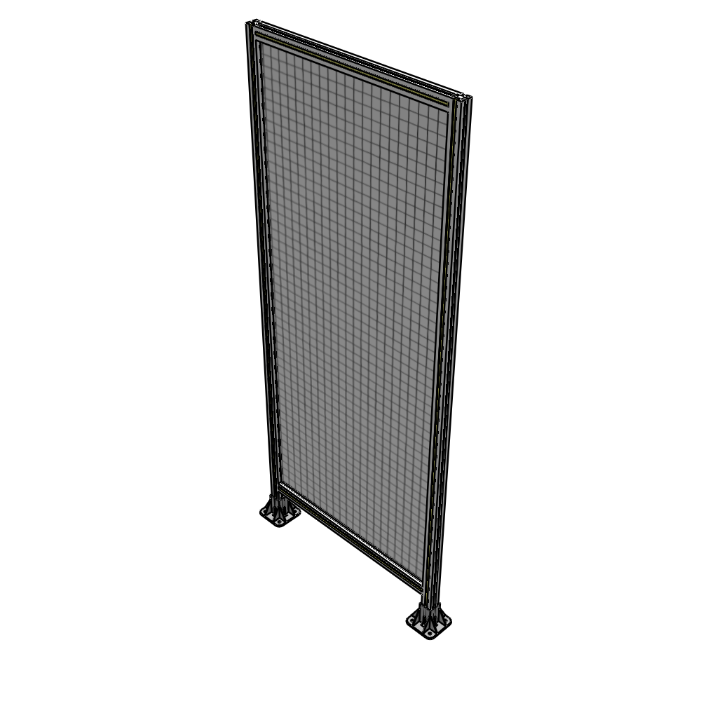 A3-2135-0900-0150-ZYMFK SINGLE PANEL-LEG ON  BOTH SIDES  2135MM X 900MM  1" MESH, AS A KIT
